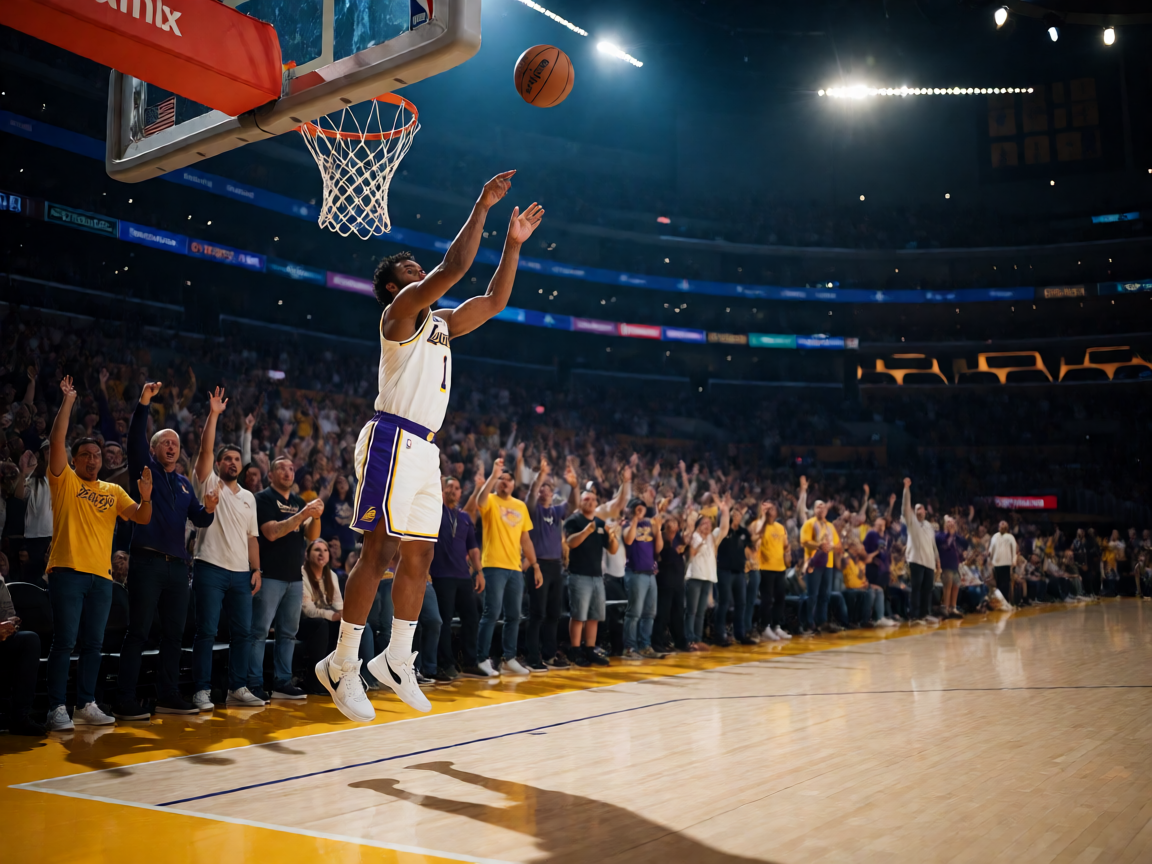 NBA常规赛湖人绝杀